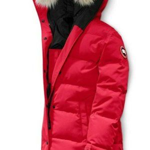 CANADA GOOSE WOMENS SHELBURNE PARKA / RED/ SZ M